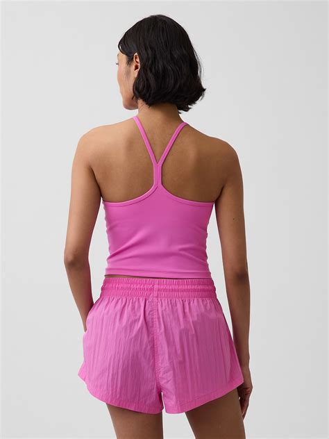 GapFit Smooth Racerback Crop Tank Top | Gap