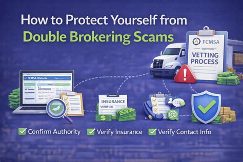 How to Protect Yourself from Double Brokering Scams