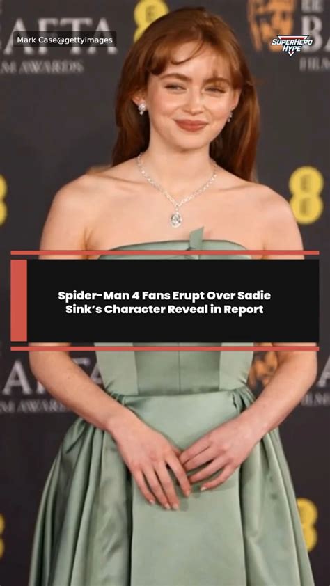 Spider-Man 4 Fans Erupt Over Sadie Sink’s Character Reveal in Report