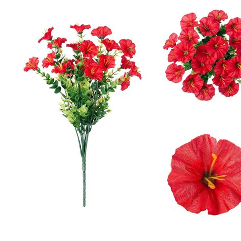 Artificial Flower Wall Decor for Home, Simulation Plants, Easy Install ...