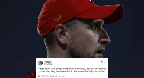 "Weakest link in the team" - Fans react after Liam Livingstone falls ...