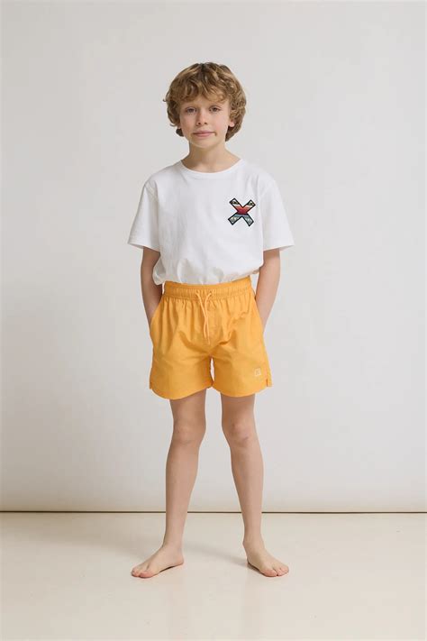 TANGERINE CORE KIDS SWIMMING TRUNKS – Blue Banana Brand