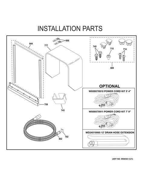 GE GDF670SYV3FS Dishwasher Parts List | Reliable Parts