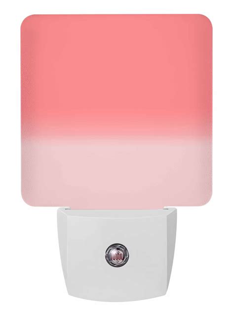 Night Lights Auto Sensor Red Pink Ombre Plug-in LED Nightlights Lamp ...
