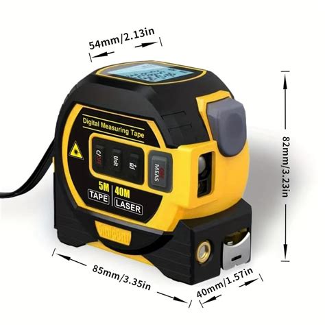 2025 3-in-1 Measuring Tape Tools Tape Measure Rangefinder with LED