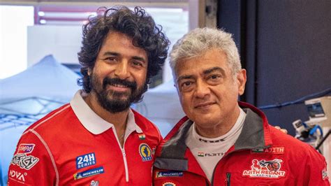 Sivakarthikeyan meets Ajith in Abu Dhabi, praises his passion for ...