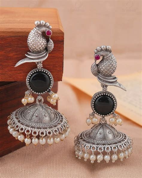 Parakeet Bird Jhumki Earrings – Krishaz Wholesale