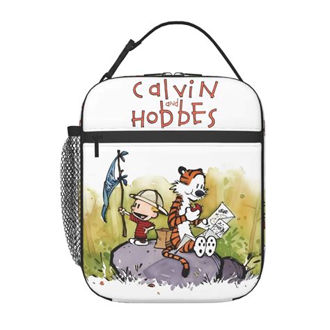 Calvin and Hobbes Insulated Lunch Bag - Reusable Lunch Box - Portable ...