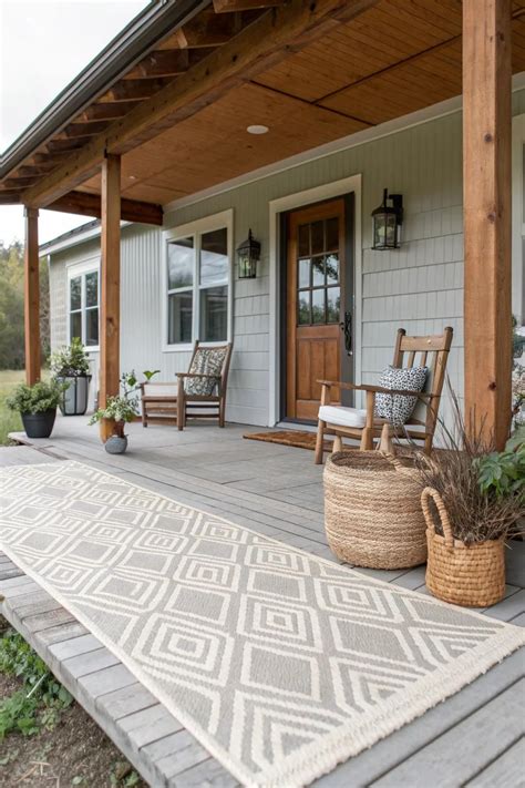 11+ Modern Farmhouse Front Porch: Simple Ideas to Refresh Your Entryway