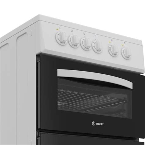 Indesit 50cm Twin Cavity Electric Cooker - White ITE5VMW for sale ...