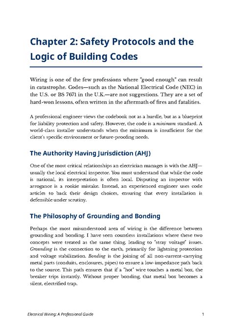 Chapter 2: Safety Protocols in Electrical Wiring Standards - Studocu