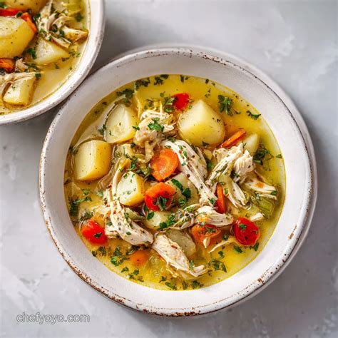 Comforting Chicken Potato Soup Recipe in 40 Min - ChefYoyo