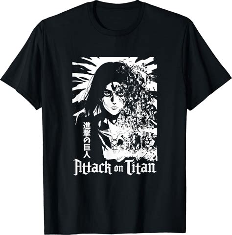 Attack on Titan Season 4 Eren Explosion White Graphic Anime T-Shirt ...