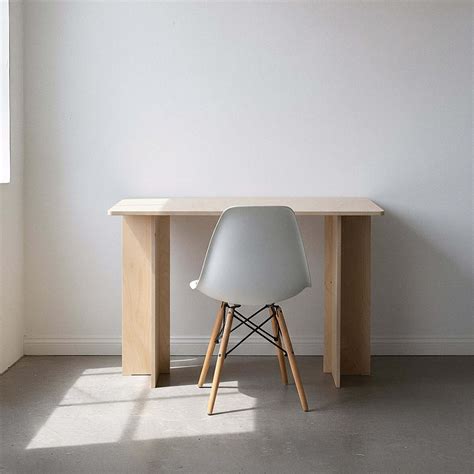 UNFNSHED Modern Desk in Baltic birch plywood