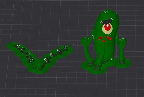 Plankton spongebob - Free 3D Print Model - MakerWorld