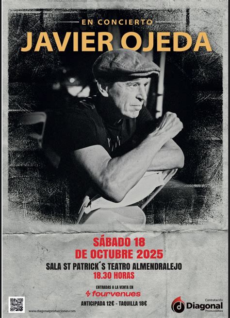 JAVIER OJEDA EN CONCIERTO, Avenida de la Paz 25, Almendralejo, Badajoz ...