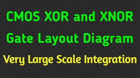 Design of CMOS XOR and XNOR Gate Layout Diagram using Microwind ...