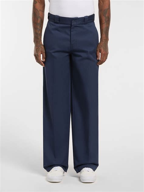 Buy Dickies Blue 247 Loose Work Pleated Trousers from Next India