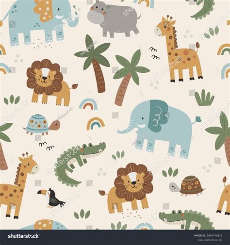 Animal Safari Print Seamless: Over 151,060 Royalty-Free Licensable ...