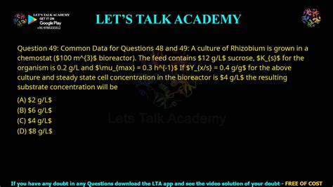 Calculation of Substrate Concentration - CSIR NET LIFE SCIENCE COACHING ...