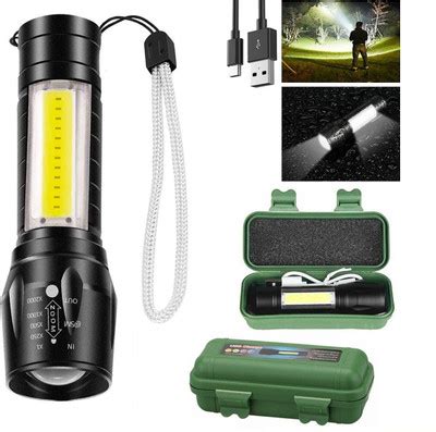 Stybits X8 Rechargeable LED Flashlight with 3 Light Modes Torch Price ...