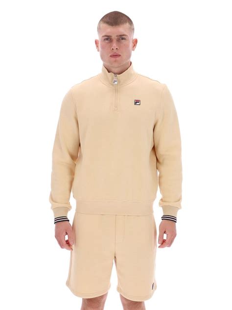 Buy Fila Cream Ramy 2 F-Box Quarter Zip Jumper from Next India