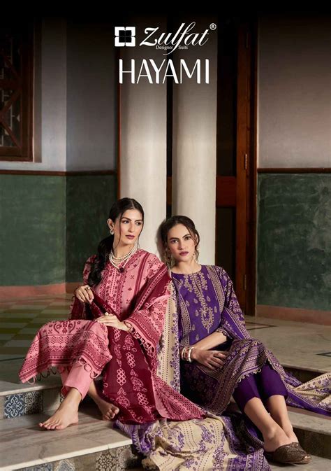 Zulfat Designer Hayami Cotton Dress Material Wholesale Price