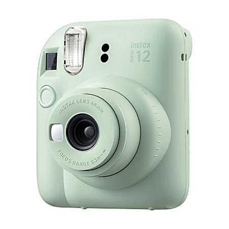 Fujifilm Instax Mini 12 Instant Film Camera With Lens Mint Green ...