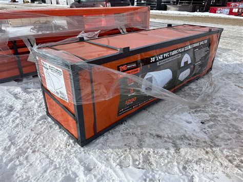 2026 TMG ST3040V 30 ft x 40 ft Peak Ceiling Storage Building (Unused) | Ritchie Bros. Auctioneers