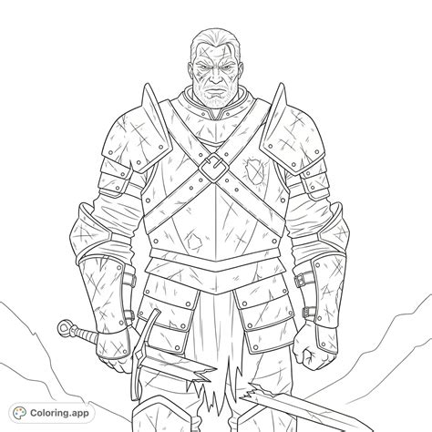 Unyielding Roman General - Coloring.app