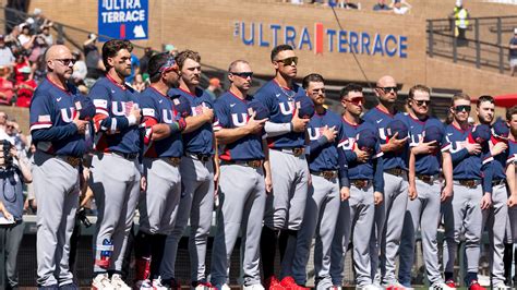 USA's Challenge of Not Looking Ahead In The World Baseball Classic ...