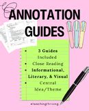 Annotation Guides for Literary, Informational, & Visual Texts | Close ...