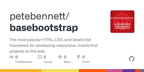 GitHub - petebennett/basebootstrap: The most popular HTML, CSS, and ...