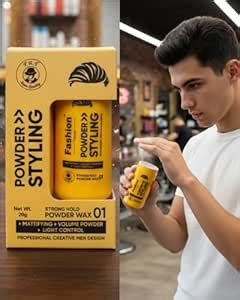 Fashion Trends Hair Styling Powder Wax for Men for All Hair Types – 20g ...