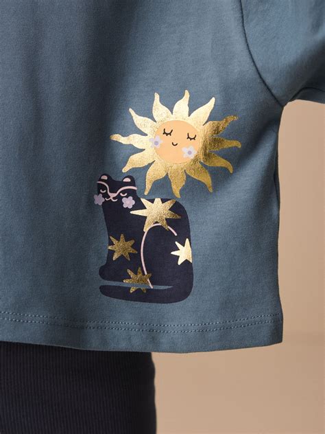 Buy Blue Short Sleeve T-Shirt and Shorts Set (3mths-7yrs) from Next India