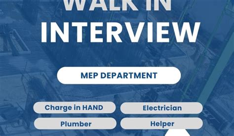 Walk-in Interview in Dubai: MEP Vacancies at DSCA Building Contracting ...