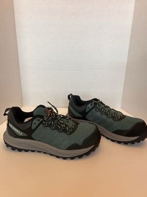 Merrell Nova 3 Carbon Fiber J005485 Mens Green Mesh Work & Safety Shoes ...