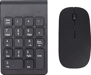 Syrisora Ensemble souris numérique sans fil 2,4 GHz 18 touches 1200 DPI ...