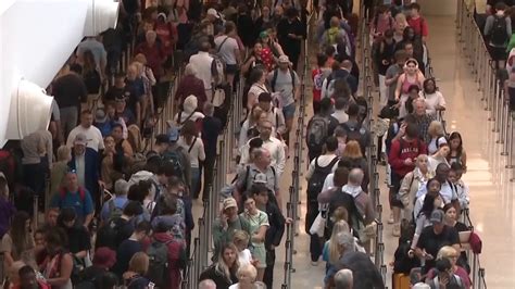 Long lines at U.S. airports amid partial government shutdown