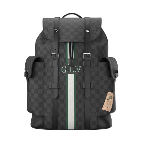 Christopher MM Mon Monogram Damier Graphite - Personalisation | Louis ...