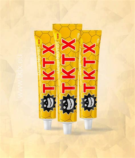 TKTX Numbing Cream Yellow 55% - Limited Edition | TKTX Europe