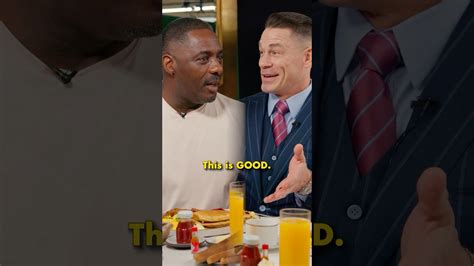 Idris Elba vs John Cena: The ultimate breakfast showdown!