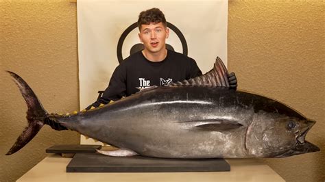 How a $50,000 bluefin tuna is carved