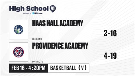 Preview - Providence Academy vs Haas Hall Academy Girls Basketball ...