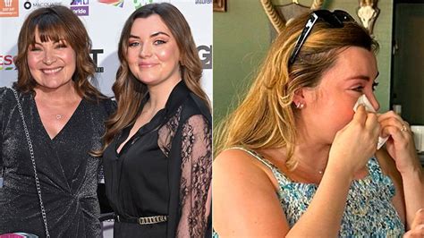 Lorraine Kelly became emotional and cried as she confessed her fear of losing her daughter at ...