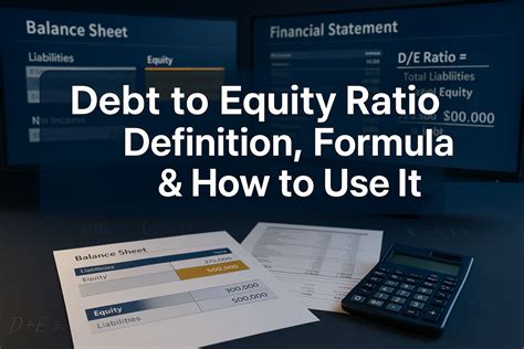Debt to Equity Ratio: Formula, Calculation & Guide - The Rich Guy Math