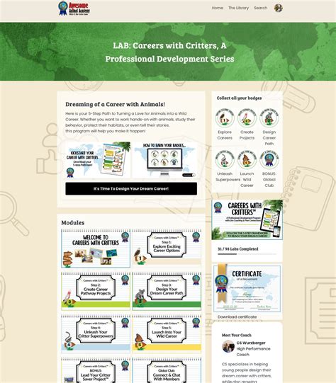 Careers with Critters Summer Camp