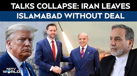 21-hour negotiations fail, Iran delegation leaves Islamabad
