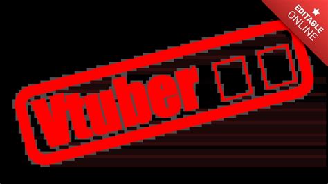 Vtuber 素材 Text Effects, Editable Designs, PSD, Vectors and Fonts