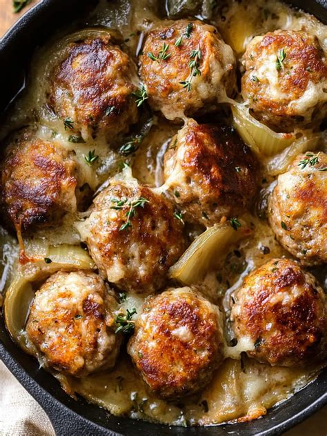 Ultimate Baked French Onion Meatballs: Deliciously Comforting